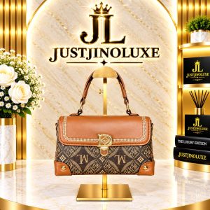 Cognac Monogram Top Handle Bag