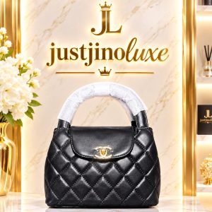 Evelisse Quilted Luxe Top-Handle Bag
