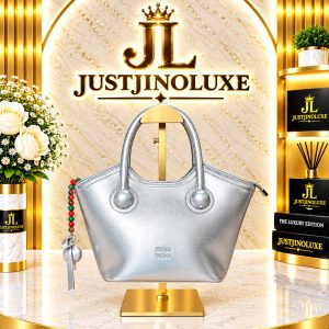 Silver Soft Tote Bag