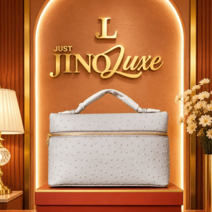 White Textured Luxe Handbag